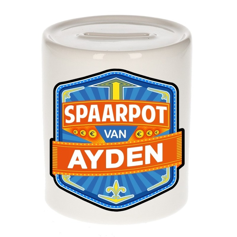 Kinder spaarpot voor Ayden -