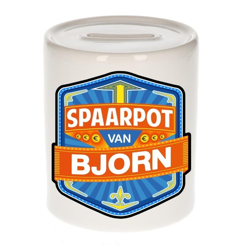 Kinder spaarpot voor Bjorn -