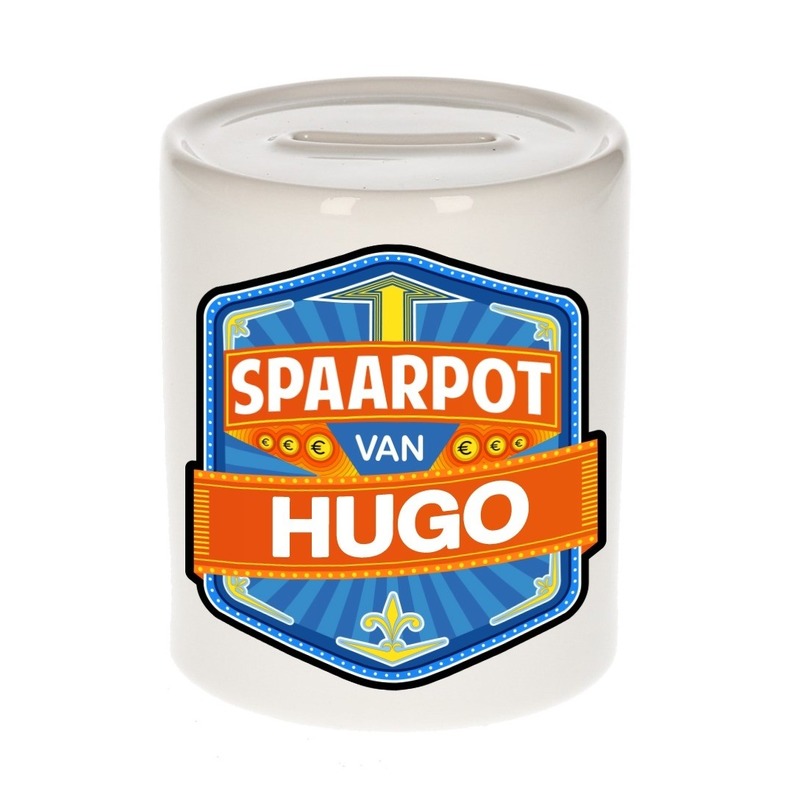 Kinder spaarpot voor Hugo -