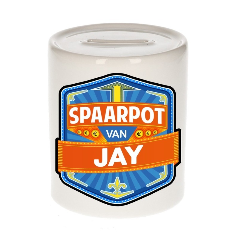 Kinder spaarpot voor Jay -