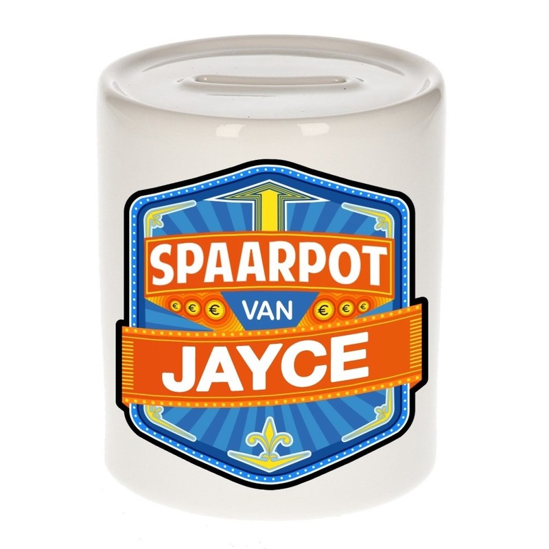 Kinder spaarpot voor Jayce -