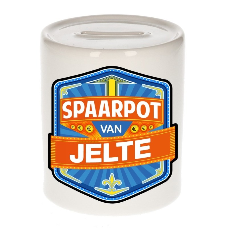 Kinder spaarpot voor Jelte -