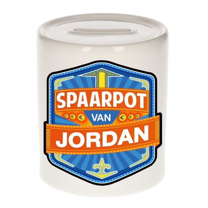 Kinder spaarpot voor Jordan -