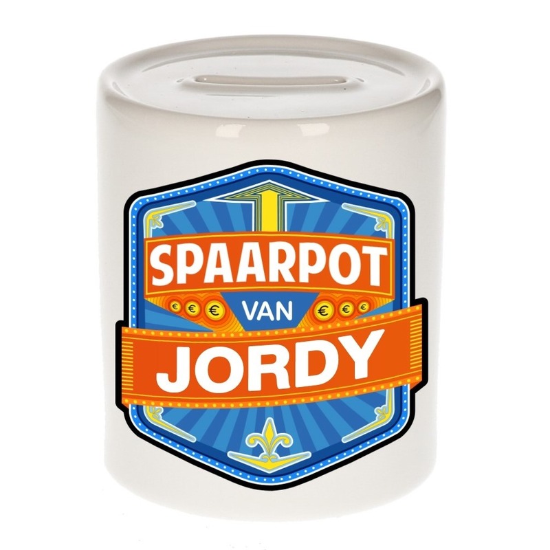Kinder spaarpot voor Jordy -