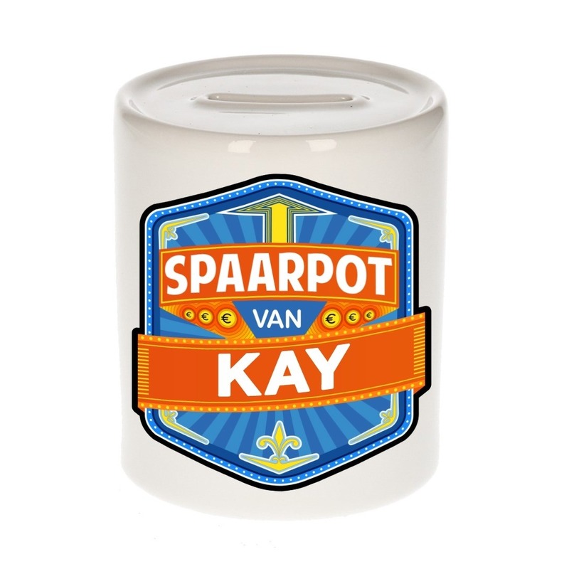 Kinder spaarpot voor Kay -