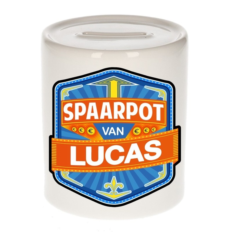 Kinder spaarpot voor Lucas -