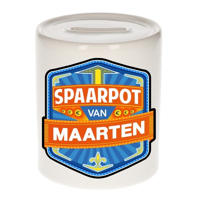 Kinder spaarpot voor Maarten -