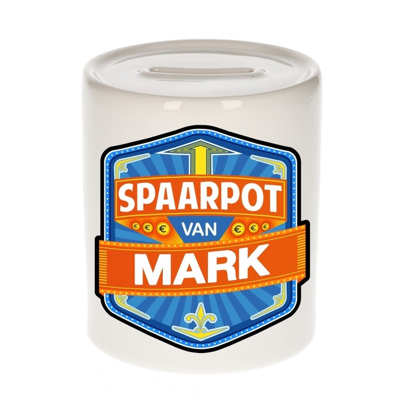 Kinder spaarpot voor Mark -