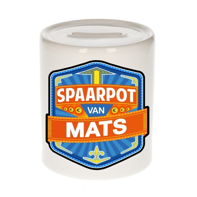 Kinder spaarpot voor Mats -