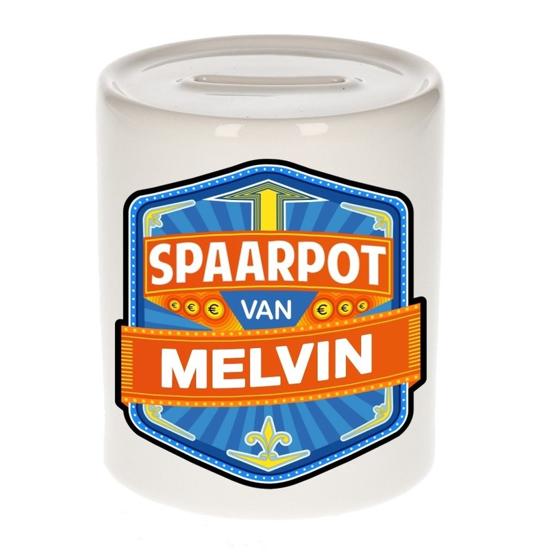 Kinder spaarpot voor Melvin -