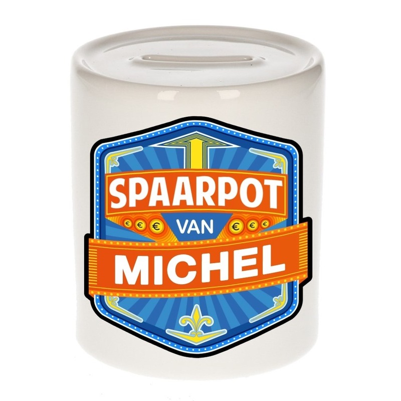 Kinder spaarpot voor Michel -