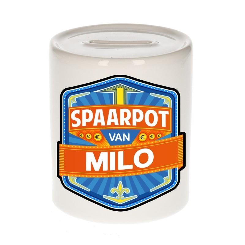 Kinder spaarpot voor Milo -