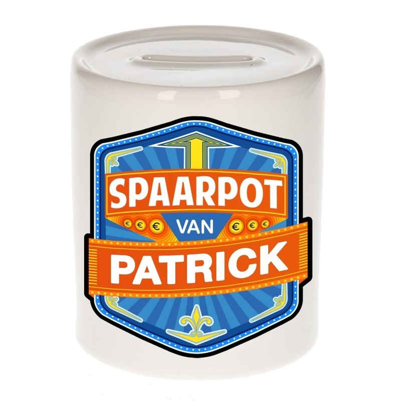 Kinder spaarpot voor Patrick -