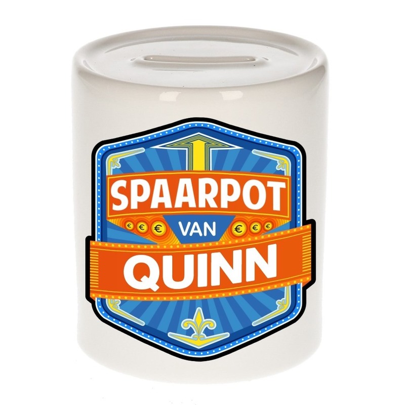 Kinder spaarpot voor Quinn -