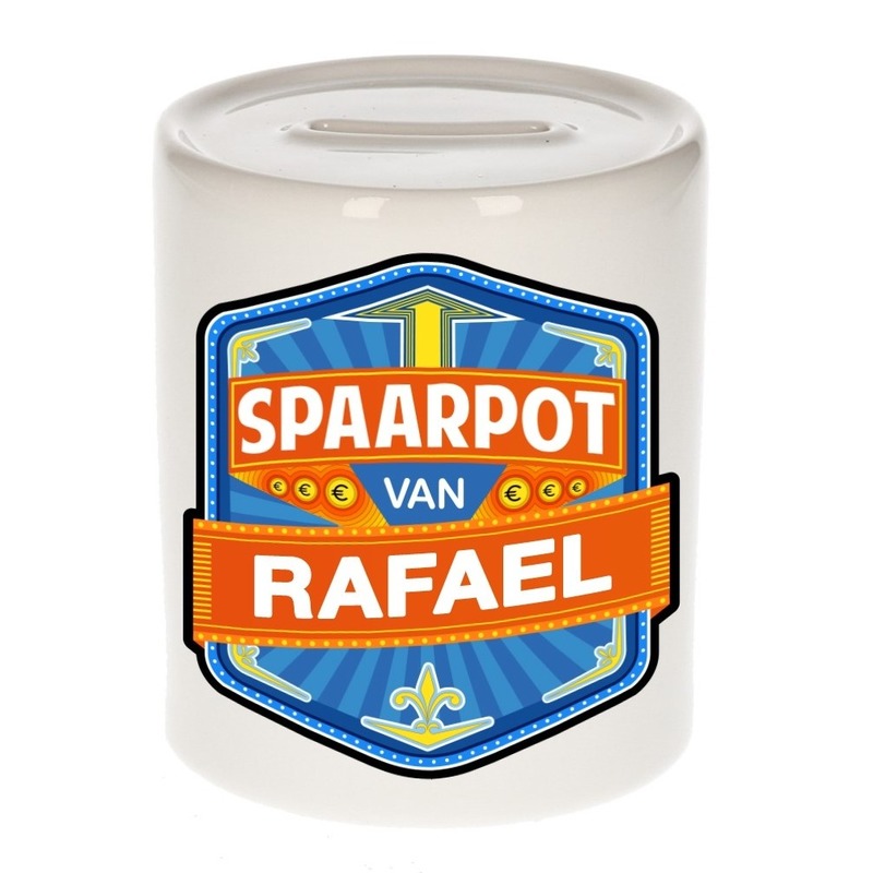 Kinder spaarpot voor Rafael -