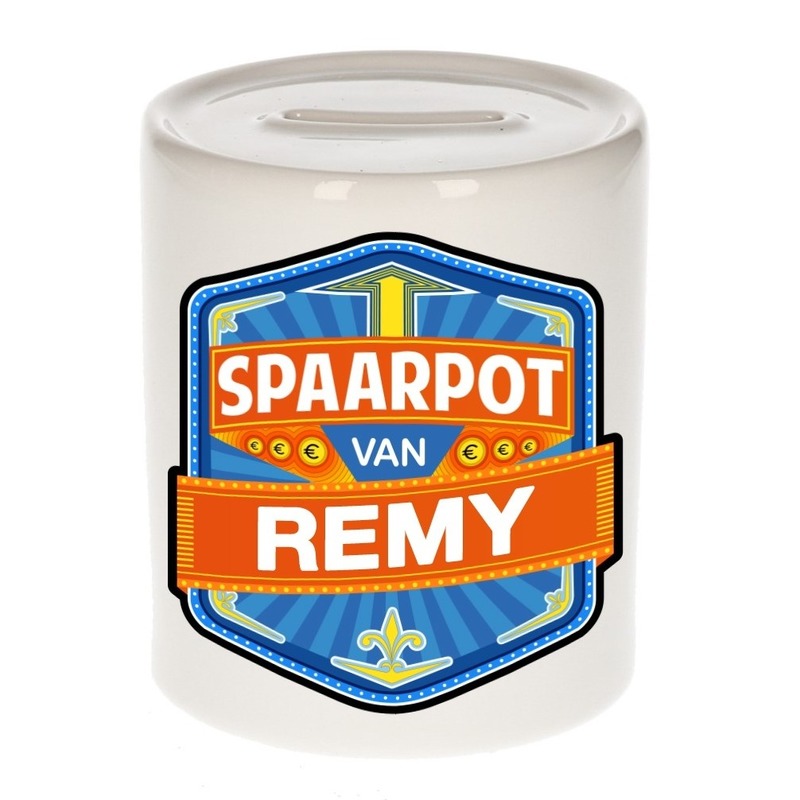 Kinder spaarpot voor Remy -