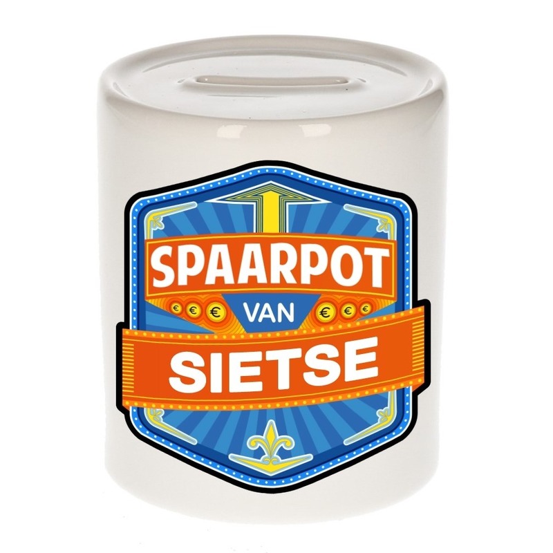 Kinder spaarpot voor Sietse -