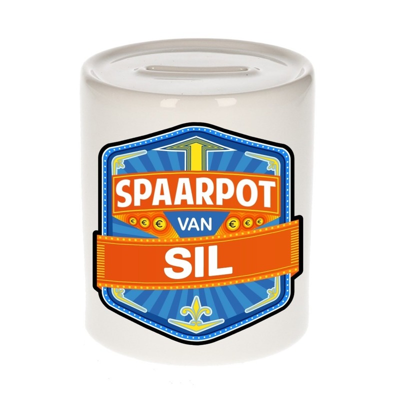 Kinder spaarpot voor Sil -