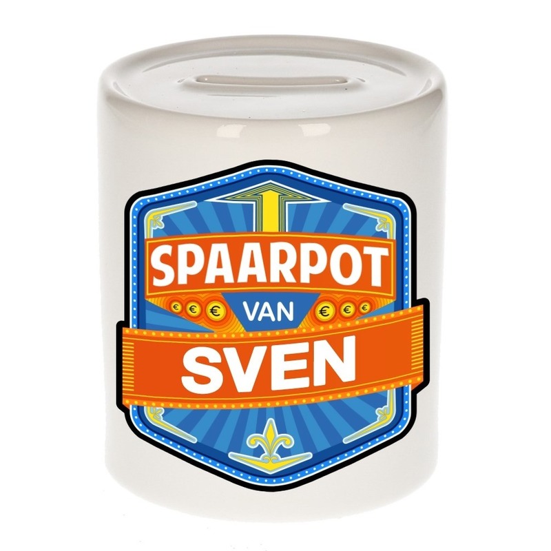 Kinder spaarpot voor Sven -