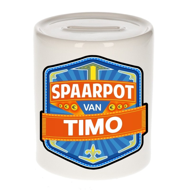 Kinder spaarpot voor Timo -