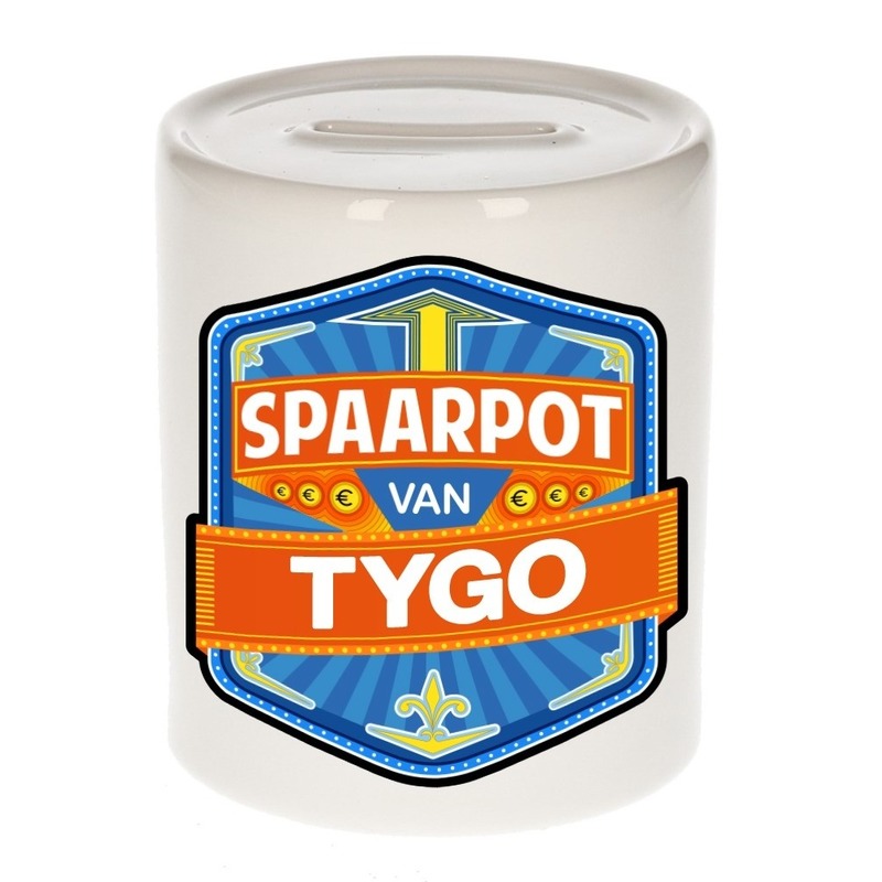 Kinder spaarpot voor Tygo -