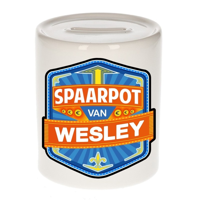 Kinder spaarpot voor Wesley -