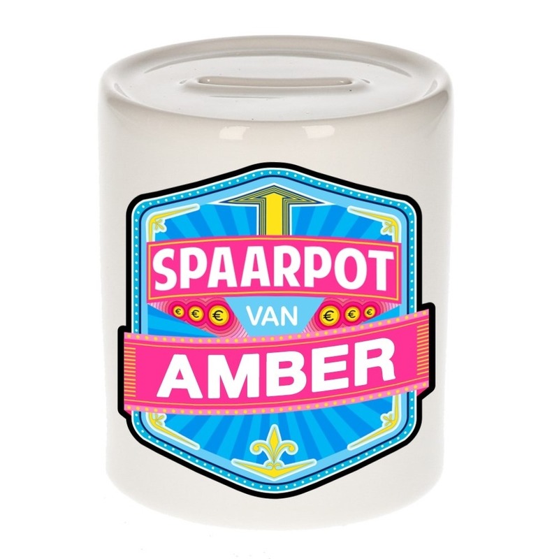 Kinder spaarpot voor Amber -