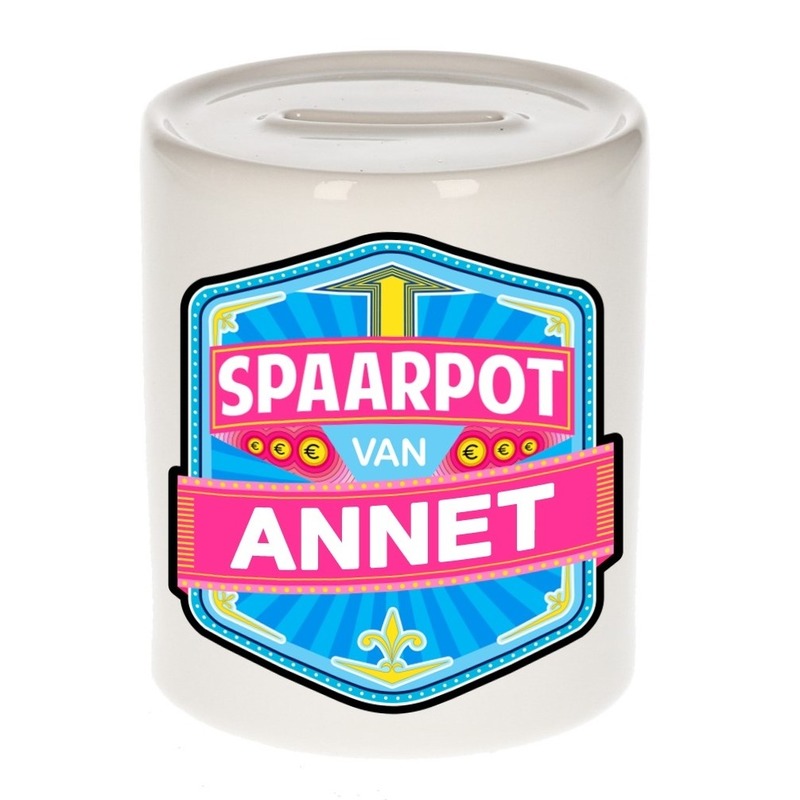 Kinder spaarpot voor Annet -