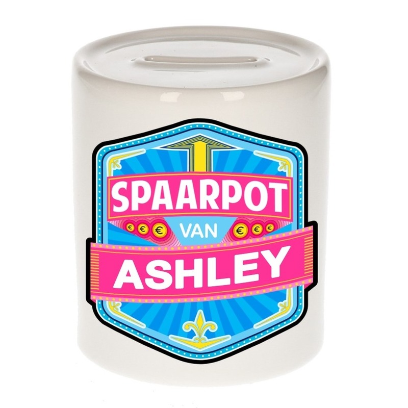 Kinder spaarpot voor Ashley -