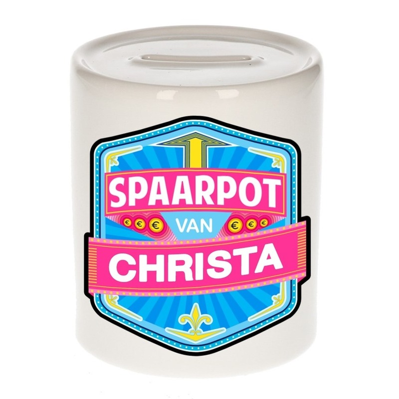 Kinder spaarpot voor Christa -