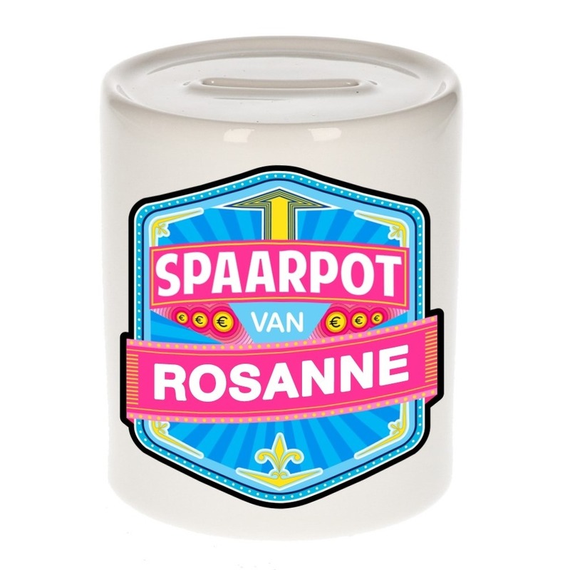 Kinder spaarpot voor Rosanne -