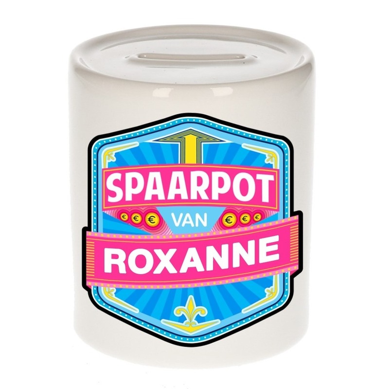 Kinder spaarpot voor Roxanne -