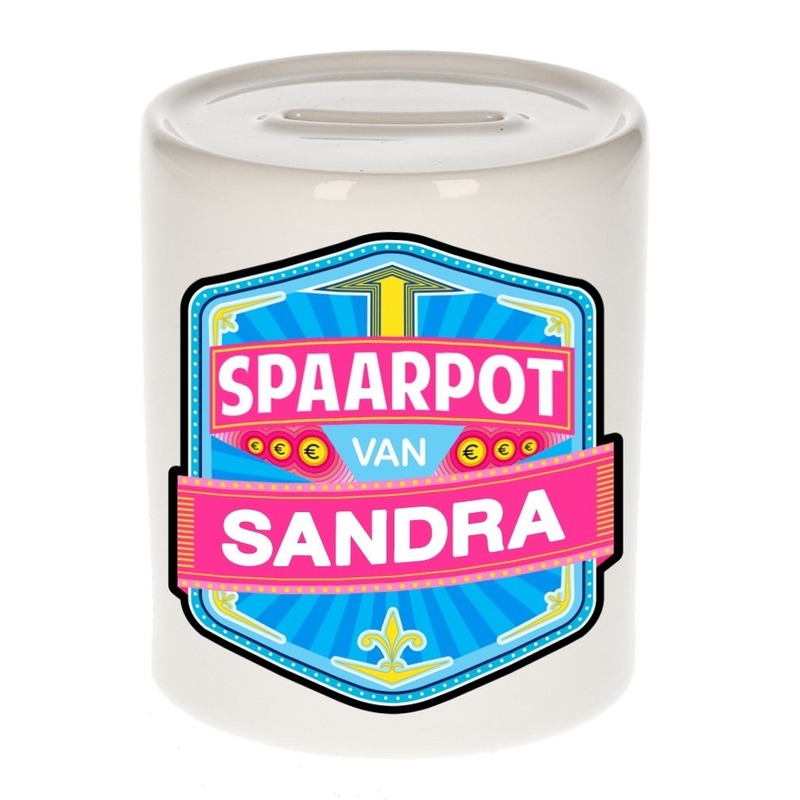 Kinder spaarpot voor Sandra -
