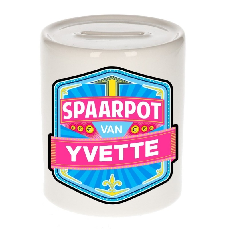 Kinder spaarpot voor Yvette -