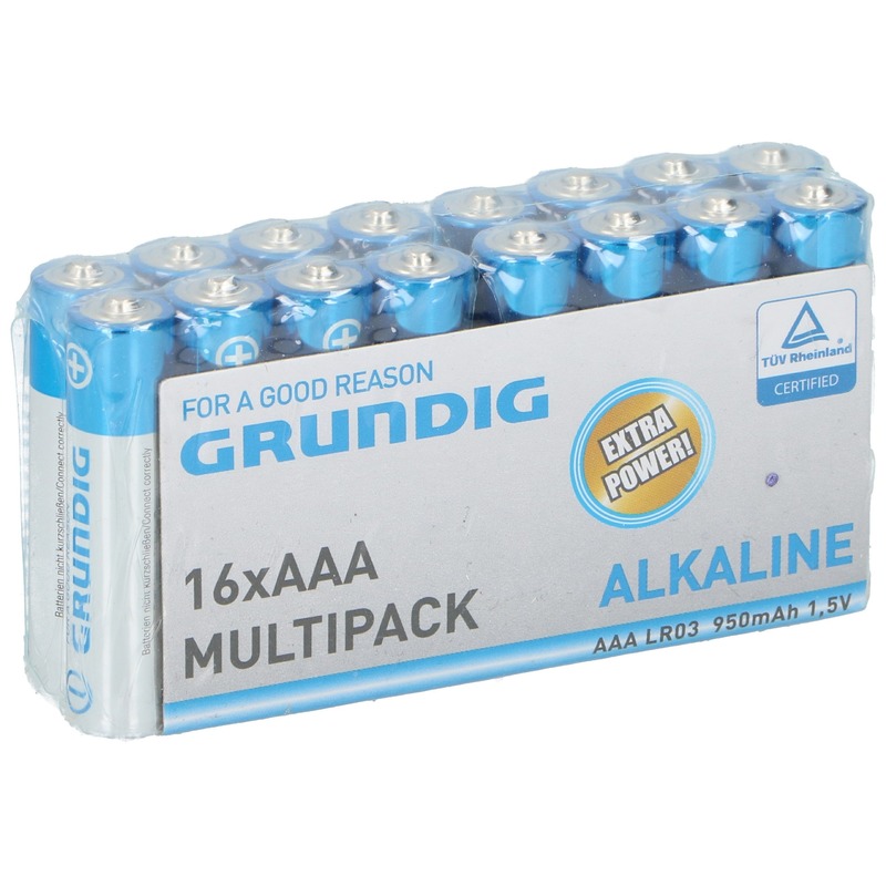 48x Grundig AAA batterijen alkaline 1.5 V -