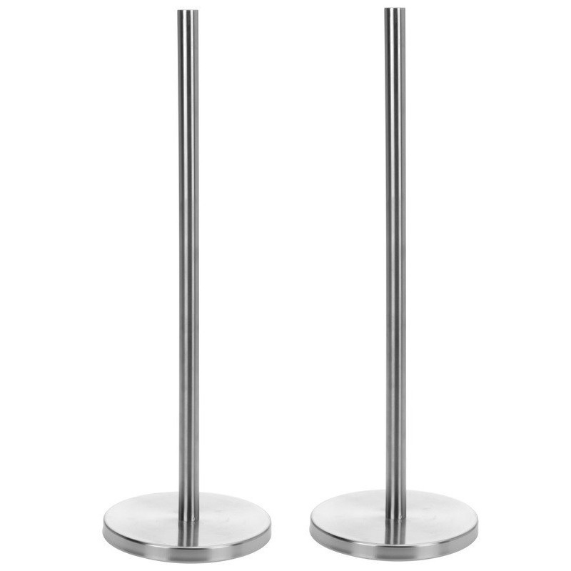 2x RVS toiletrol houder 45 cm -
