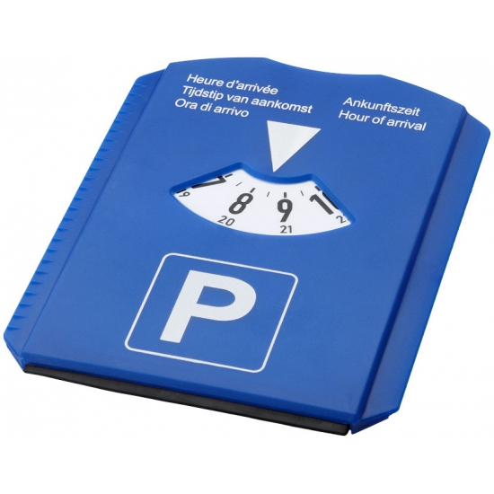 2x Blauwe parkeerschijven -