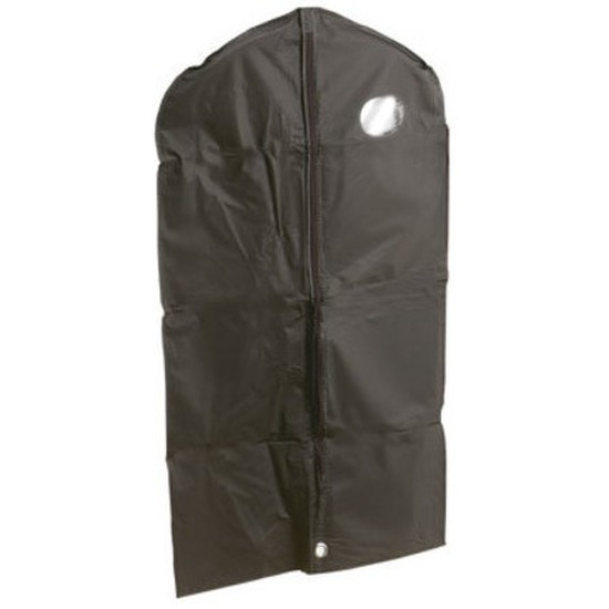 10x Zwarte kledinghoes 65 x 160 cm met venster -