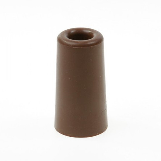 3x Deurbuffer / deurstopper terracotta bruin rubber 75 x 40 mm -