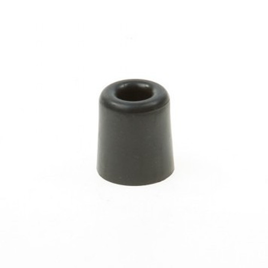 2x Deurbuffer / deurstopper zwart rubber 50 x 30 mm -