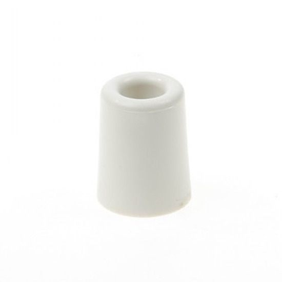 2x Deurbuffer / deurstopper wit rubber 50 x 30 mm -