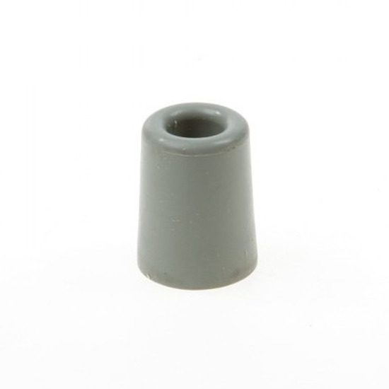 2x Deurbuffer / deurstopper grijs rubber 50 x 30 mm -