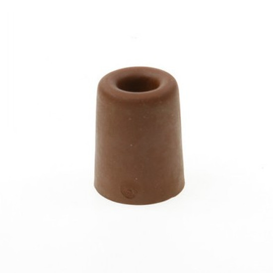3x Deurbuffer / deurstopper terracotta bruin rubber 50 x 30 mm -