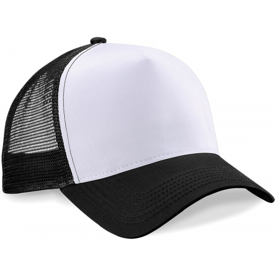 2x Truckers baseball caps zwart/wit voor volwassenen -