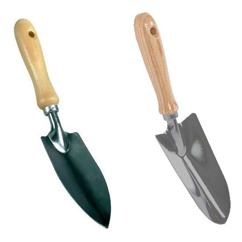 Brede en smalle plantenschep / verplantschepjes 25 en 30 cm -