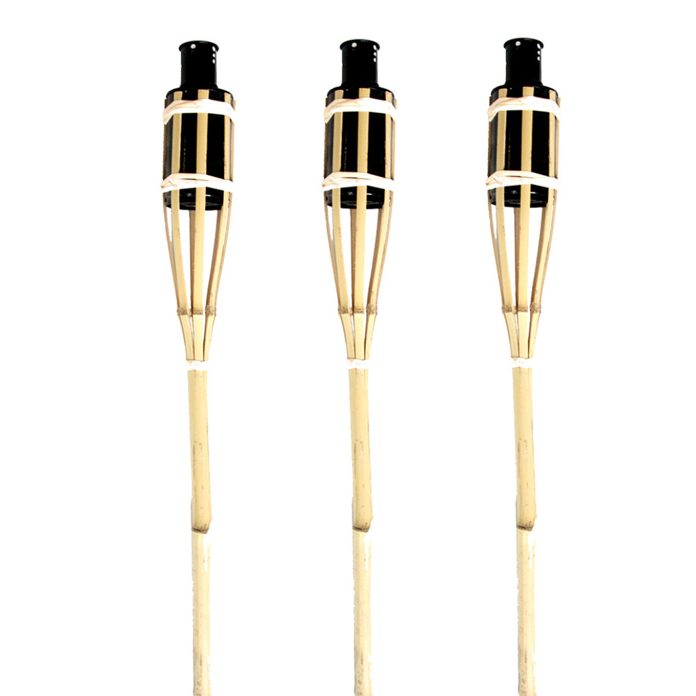 Tuinfakkel 6x stuks 60 cm van bamboe -