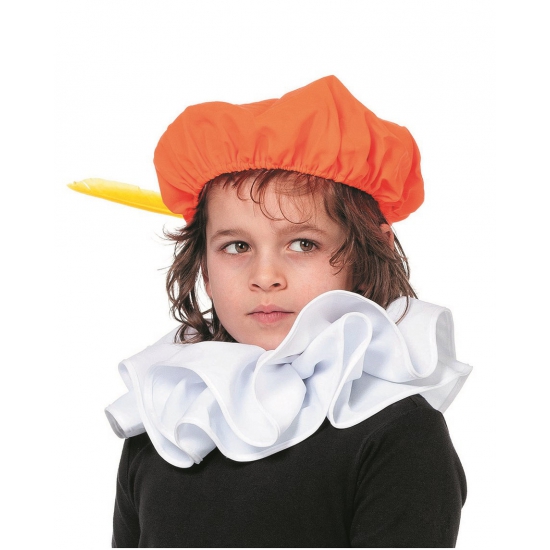 2x Oranje pietenmuts voor kinderen -