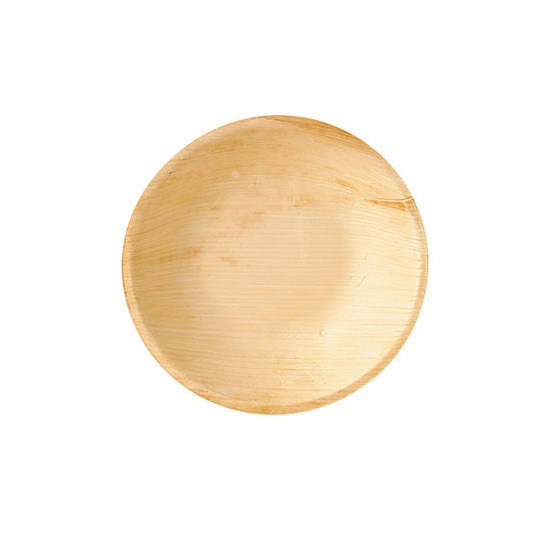 24x Wegwerp servies schaaltjes 17,5 cm biologisch/compost -