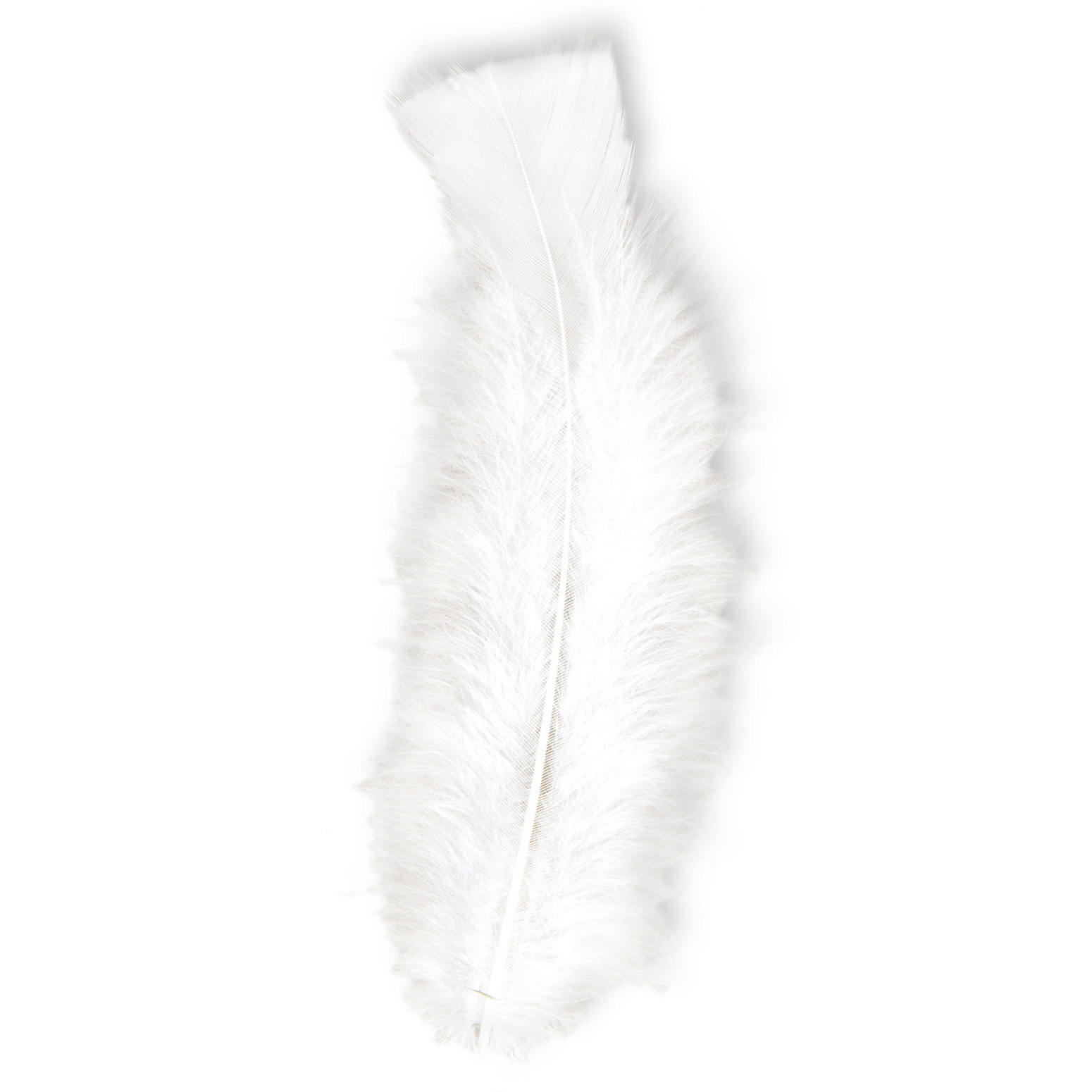 Sierveren - 150x - wit - 17 cm - knutselveertjes - decoratie/hobbymateriaal -