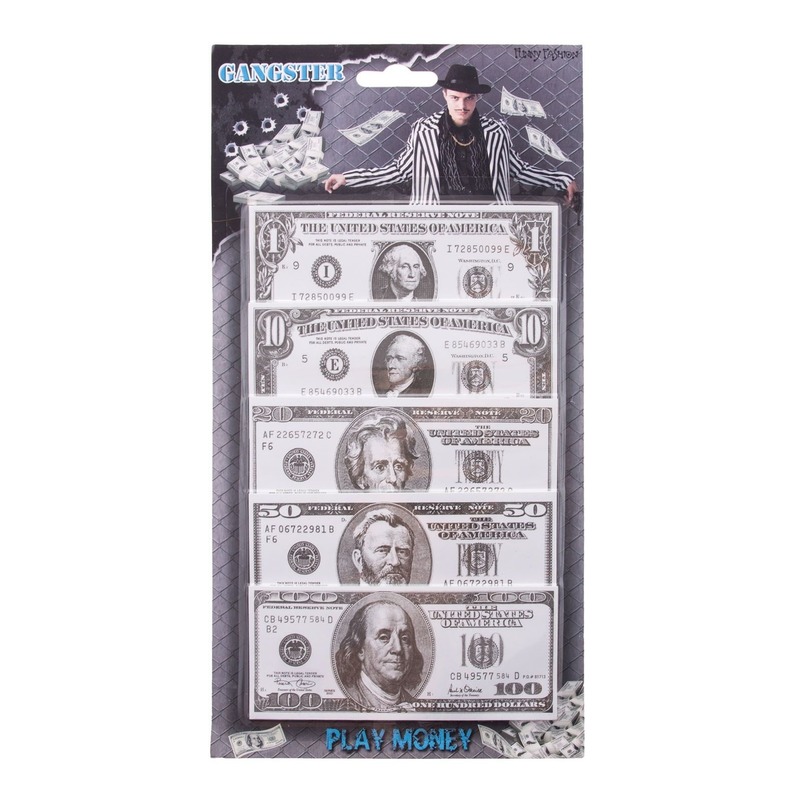 300x Speelgoed geld nep dollars van papier -